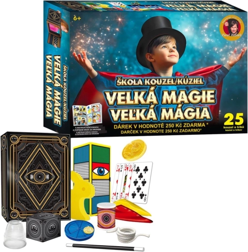 École de magie – Grande magie avec 25 tours et un cadeau