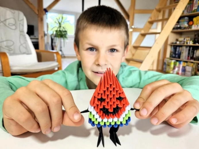 Décoration 3D colorée