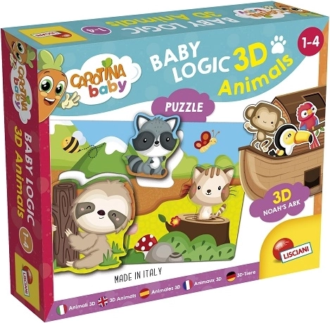 Lisciani Carotina Baby Logic 3D animaux