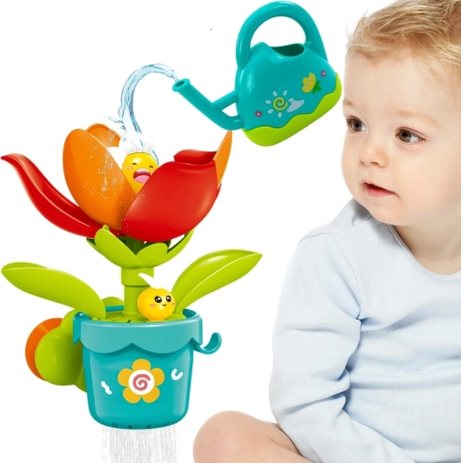 Jouet de bain Woopie Baby fleur épanouie avec arrosoir