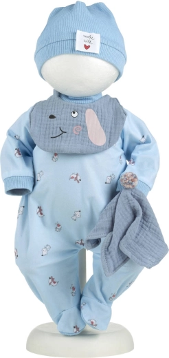 Vêtements pour poupée bébé Llorens New Born 40–42 cm avec petit coussin - 4 pièces
