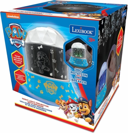 Projecteur nocturne Lexibook Pat’ Patrouille avec haut-parleur