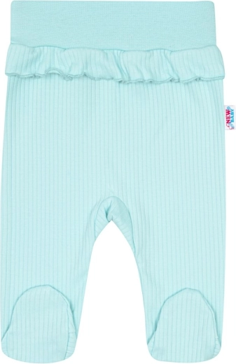 Pantalon à pieds avec taille douce et pieds intégrés