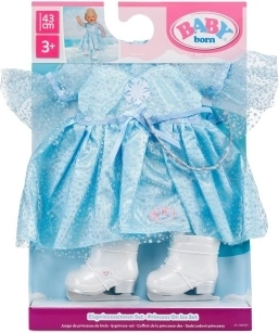 BABY born ensemble Princesse sur glace pour poupée 43 cm