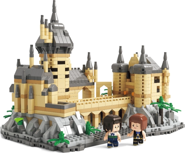 Modèle détaillé de château magique