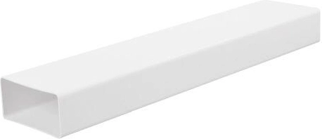 Conduit de ventilation plat 220 × 55 mm, longueur 1 m