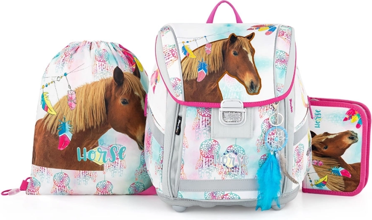 Ensemble scolaire 3 pièces OXYBAG Premium Light – Cheval Romantic