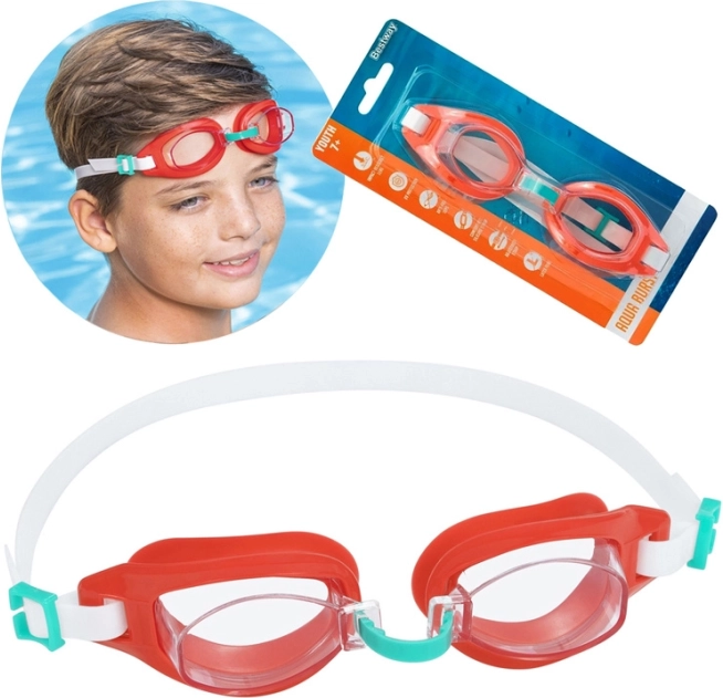 Lunettes de natation pour enfants Bestway Aqua Burst – Rouge