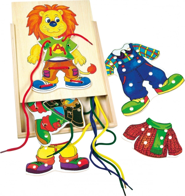 Jeux de motricité lionceau Leo première couture