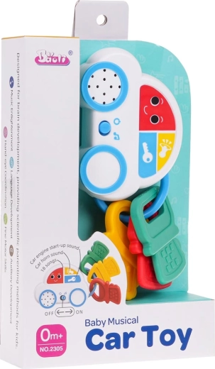 Voiture interactive avec clés pour les tout-petits