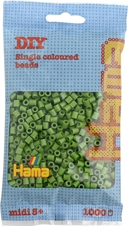 Perles à repasser Hama Midi 1000 pcs vert olive
