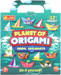 Ensemble de bateaux origami
