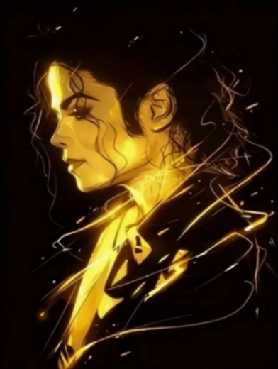 Peinture par numéros Michael Jackson 40 × 50 cm