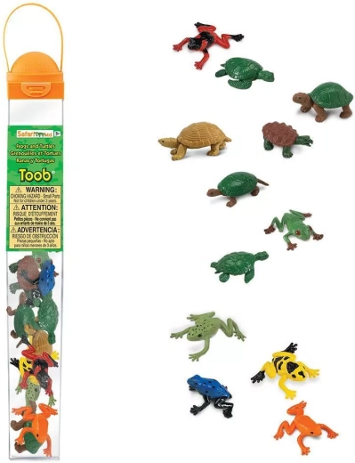 Safari Ltd. Toobs tube grenouilles et tortues