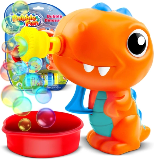 Pistolet à bulles dinosaure RICOKIDS – pistolet mécanique à bulles