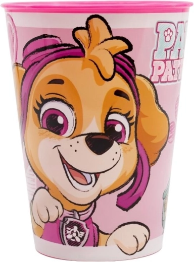 Gobelet en plastique Paw Patrol rose 260 ml