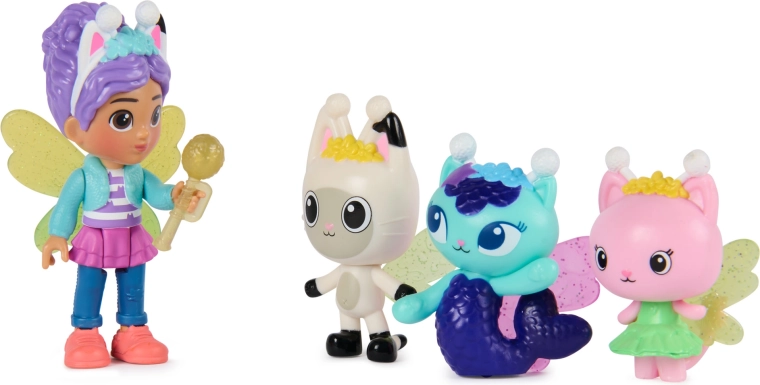Six figurines de contes de fées