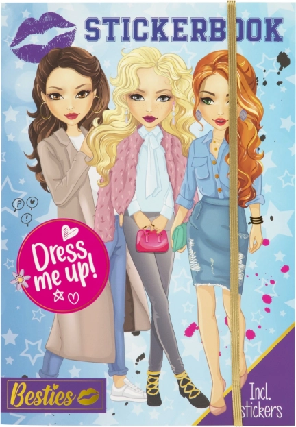 Livre d’autocollants – habille ta poupée A4