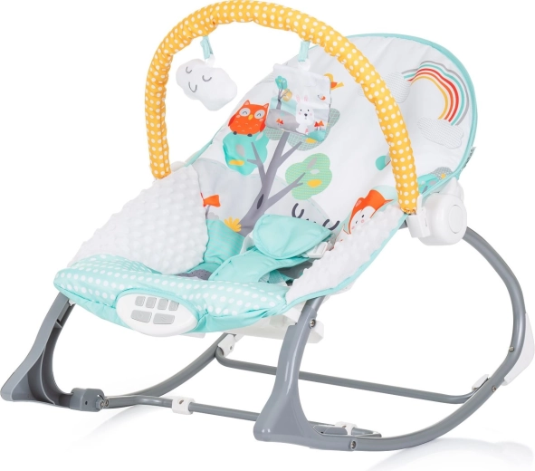 Fauteuil à bascule pour enfants Melody – Vert