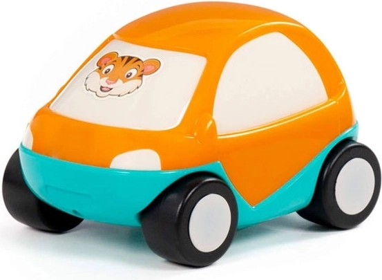 Petite voiture orange Happy Safari