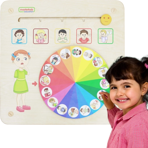 Panneau éducatif Montessori Masterkidz pour travailler sur les émotions