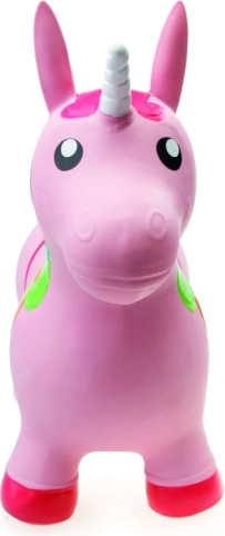 Animal sauteur - licorne rose