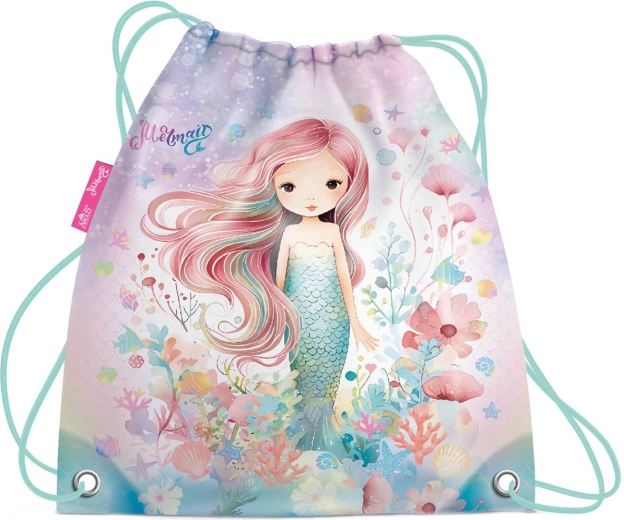 Sac d’école pour chaussons Mermaid (sirène) - 1 pièce