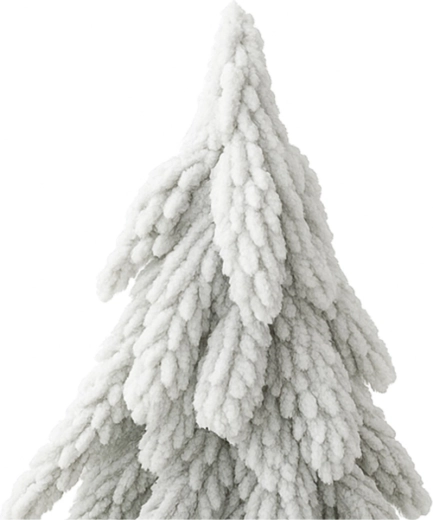 Branches douces à effet neige