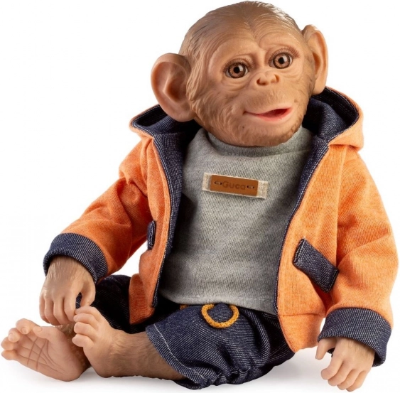 Guca Reborn petit singe bébé avec corps souple 32 cm