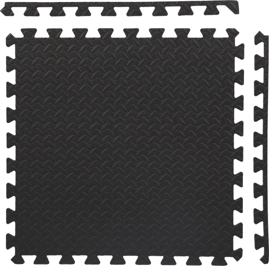 Tapis puzzle de protection en mousse EVA HMS MP12 PRO, 6 pièces, 180 × 120 cm, 12 mm