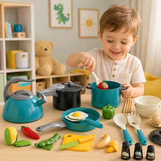 Jeu réaliste de cuisine et de service