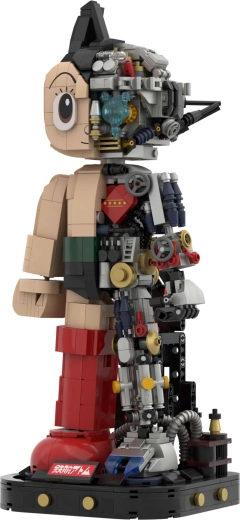 Design semi-mécanique avec détails visibles