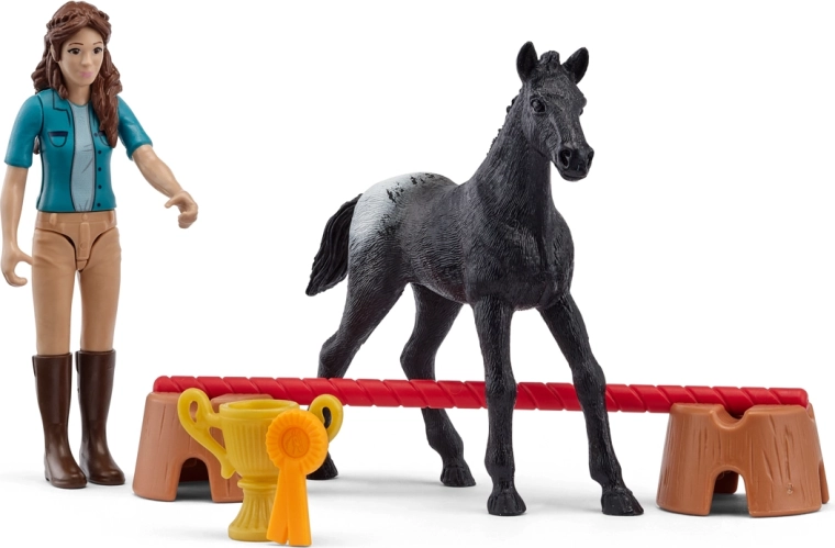 Schleich pocket set victoire au tournoi avec Lisa et le poulain Flocke - 1 pièce