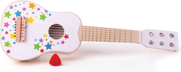 Guitare pour enfants en bois avec petites étoiles BIGJIGS TOYS