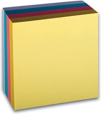 Bloc-notes autocollant Concorde 76 × 76 mm pastel