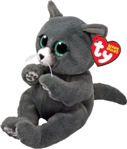 Ty Beanie Bellies Binx chat russe bleu en peluche 15 cm - 1 pièce