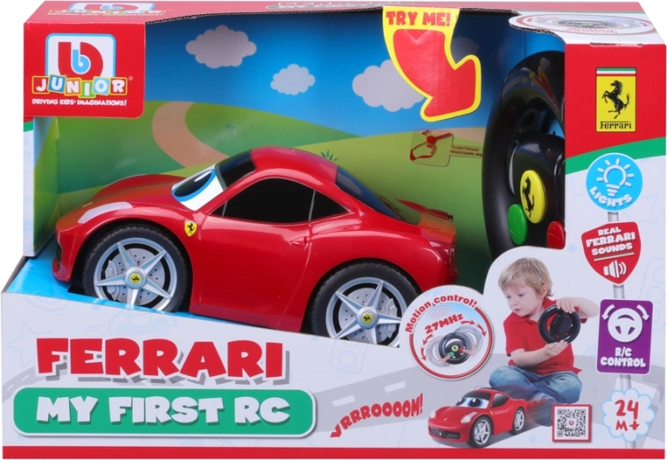 BB Junior Ferrari 458 Italia avec lumières et sons
