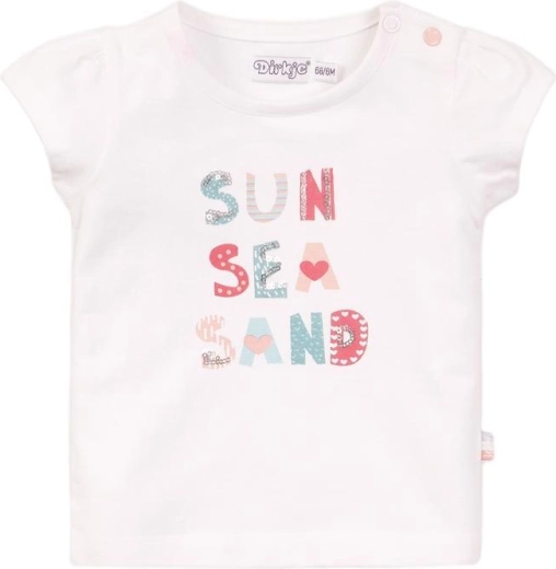 T-shirt enfant Dirkje à manches courtes blanc