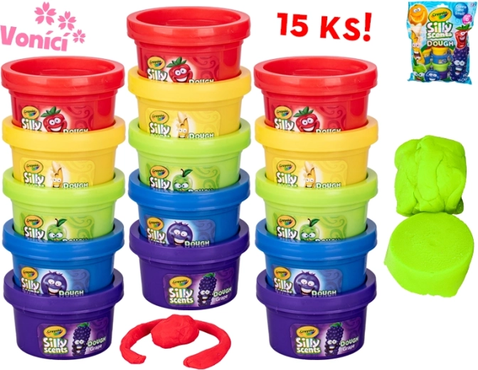 Crayola pâte à modeler parfumée aux fruits – lot de 15 pots