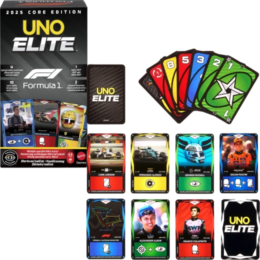 Mattel UNO Elite Formula 1 2025 – pack de démarrage