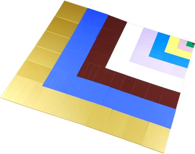 Pièces colorées pour un apprentissage concret