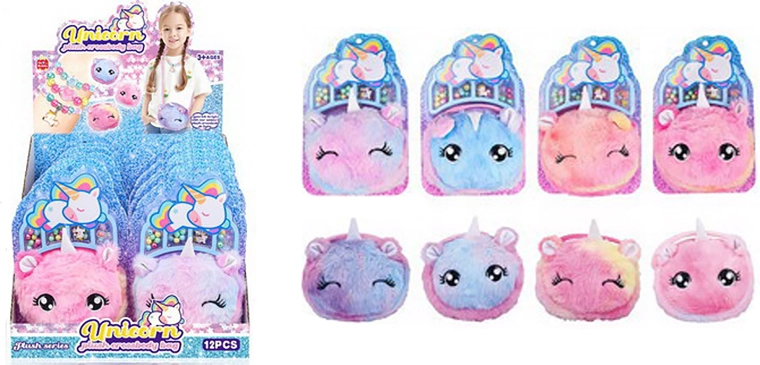 Étui en peluche pour créer un bracelet ou un collier - 1 pièce