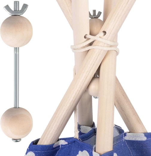 Stabilisateur en bois pour tipi pour enfants Nukido