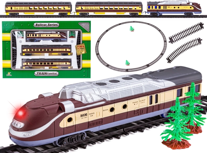 Coffret de train électrique Fenfa – train de voyageurs