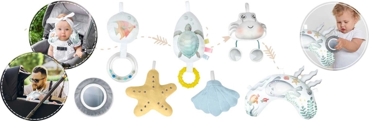 7 jouets sensoriels amovibles