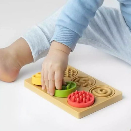 Anneaux de puzzle sensoriels pour bébés 6m+ Mom's Care
