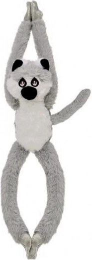 Lémur en peluche à suspendre avec bandes Velcro 45 cm
