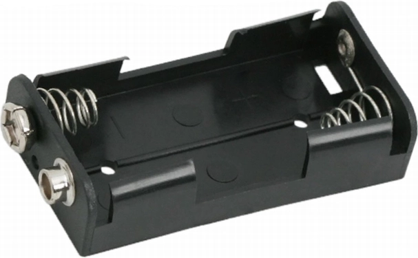 Support de piles pour 2 piles AA avec connecteur 9 V