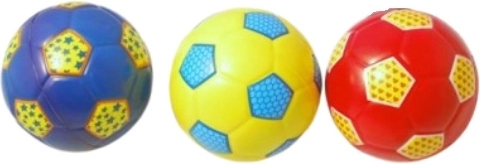 Balle souple pour enfants avec motif coccinelle 11 cm