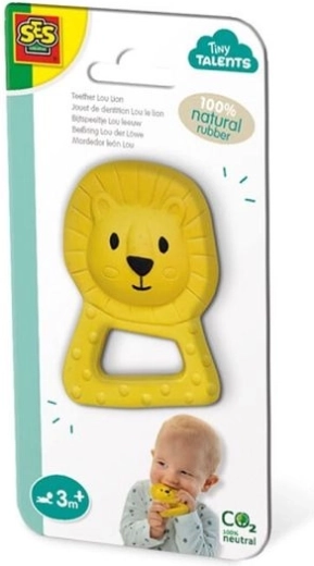 SES Anneau de dentition lion en caoutchouc naturel